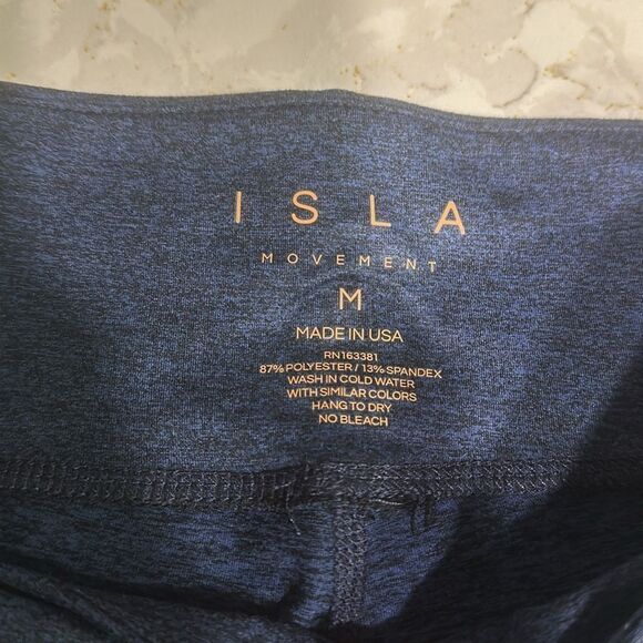 Isla Movement Blue Leggings - Picture 3 of 5